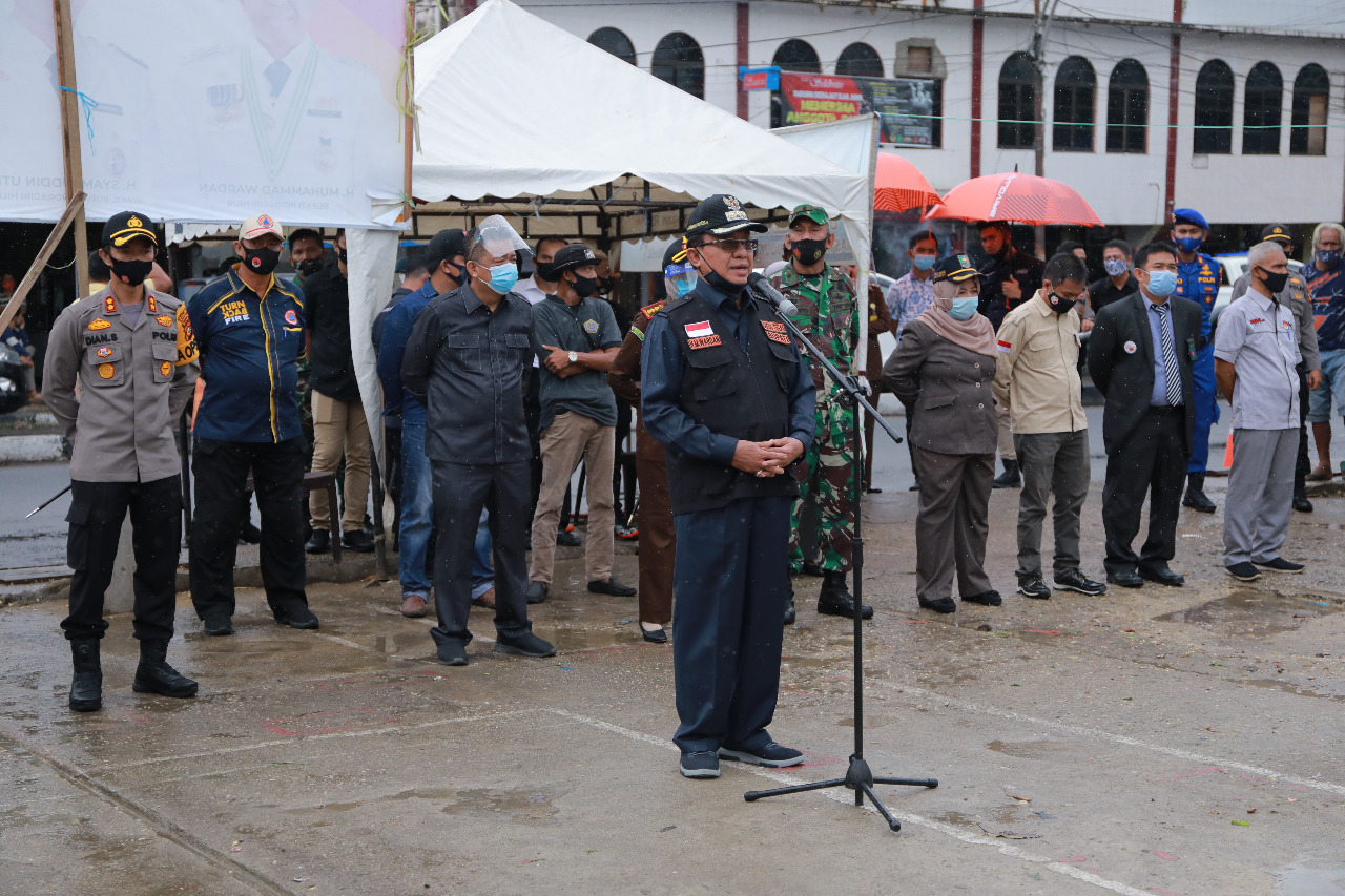Bupati saat menyampaikan sambutan