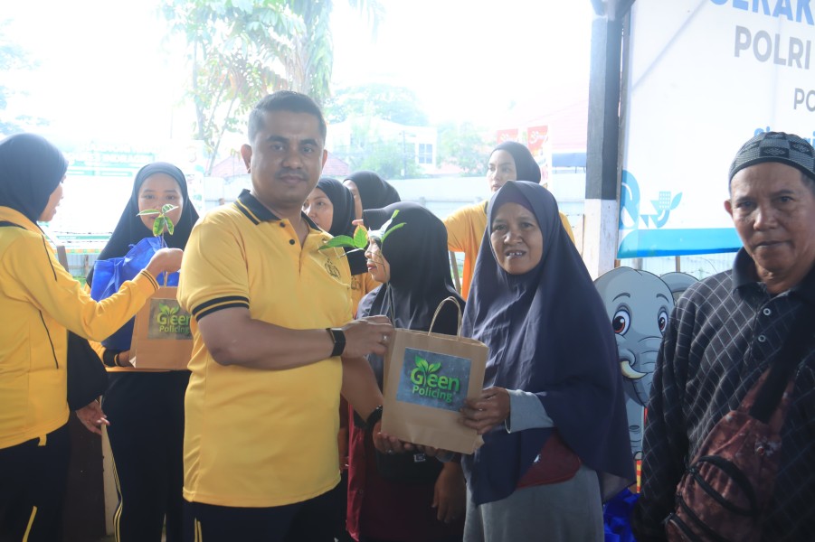 Sambut Hari Bhayangkara ke-80, Polres Inhil Gelar Pekan Olahraga dan Salurkan 200 Paket Sembako untuk Warga