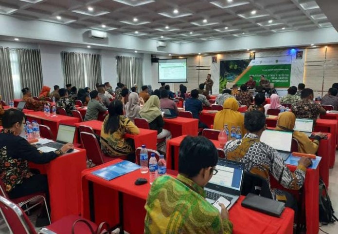 BPS Inhil Harapakan Aparatur Desa Dapat Mensejahterakan Masyarakat