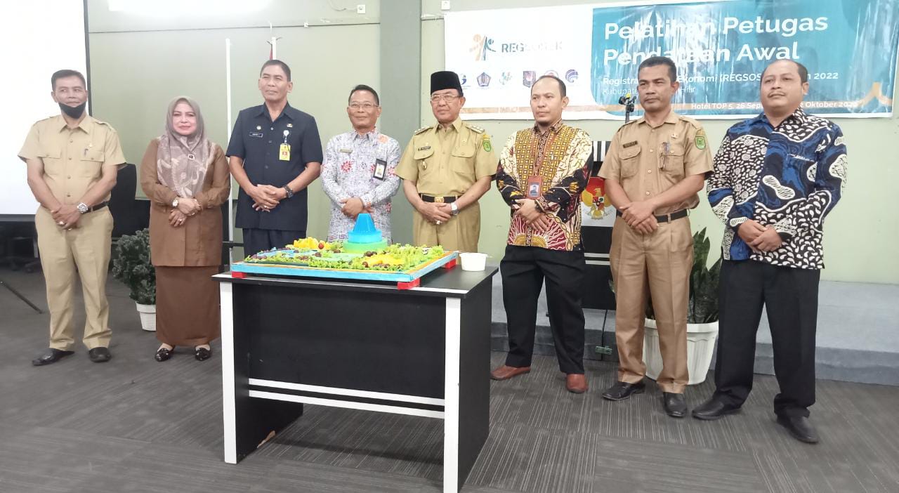 BPS Inhil Gelar Pelatihan Pendataan Yang di Buka Resmi Bupati Inhil