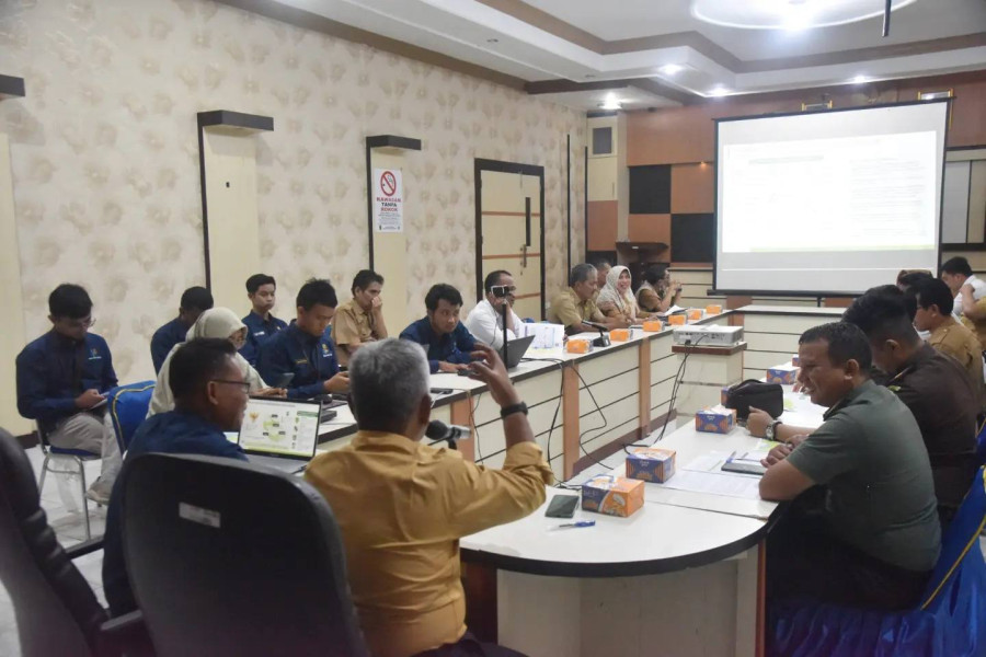 Pj Bupati Inhil Hadiri Press Release BRS Inflasi Kota Tembilahan Bulan ...