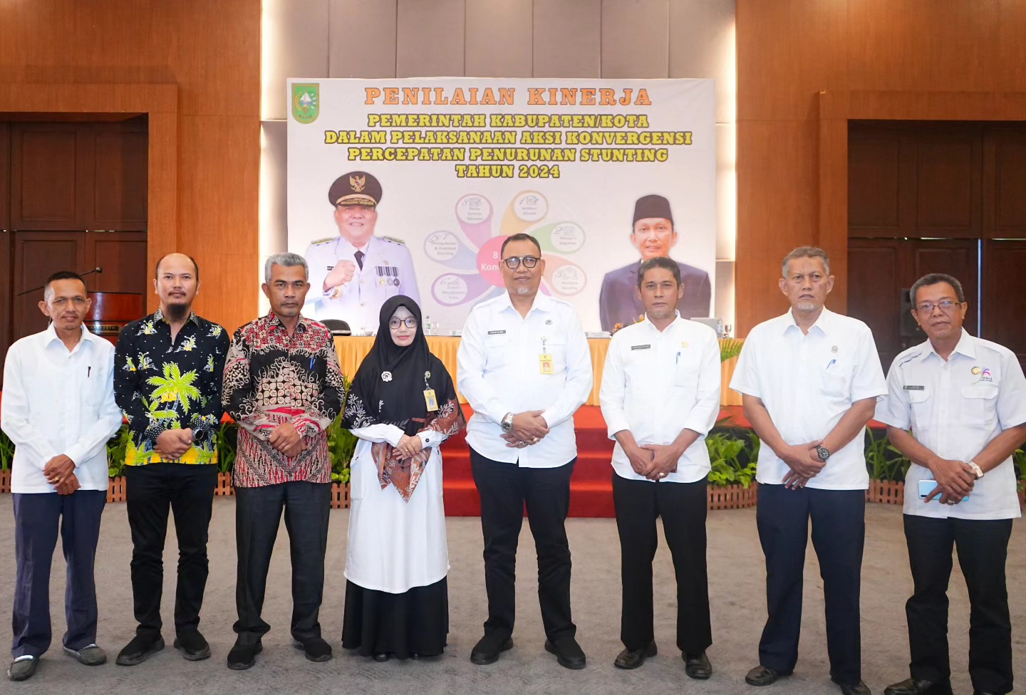 Plh.Sekda Menghadiri Rapat Penilaian Kinerja Aksi Konvergensi Percepatan Penurunan Stunting TH 2024