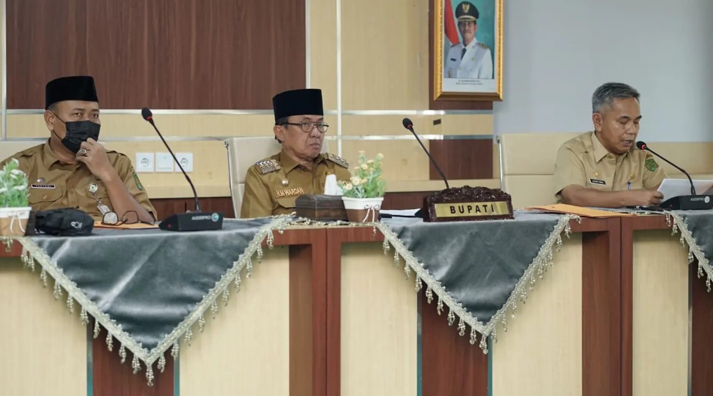 Pemda Inhil Gelar Rakor Rapat Evaluasi Realisasi    Dak Fisik Dak Non Fisik