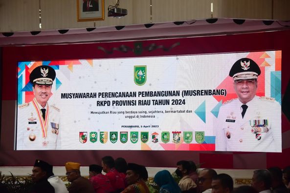 Pemkab Inhil Mengikuti Musrenbang RKPD Provinsi Riau TH 2024