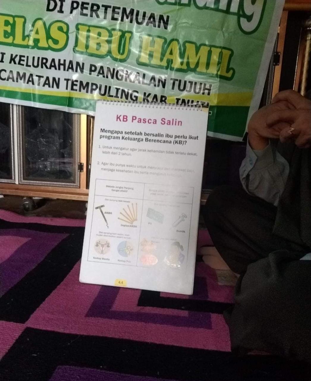 Dinkes Inhil Bersama Puskesmas Cek Ibu hamil dan Berikan Konseling
