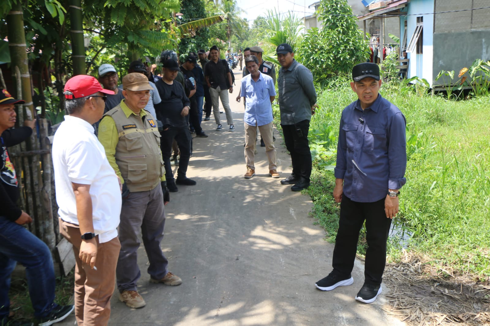 H Erisman Yahya Tinjau Proyek Jalan untuk Pastikan Kualitas Infrastruktur