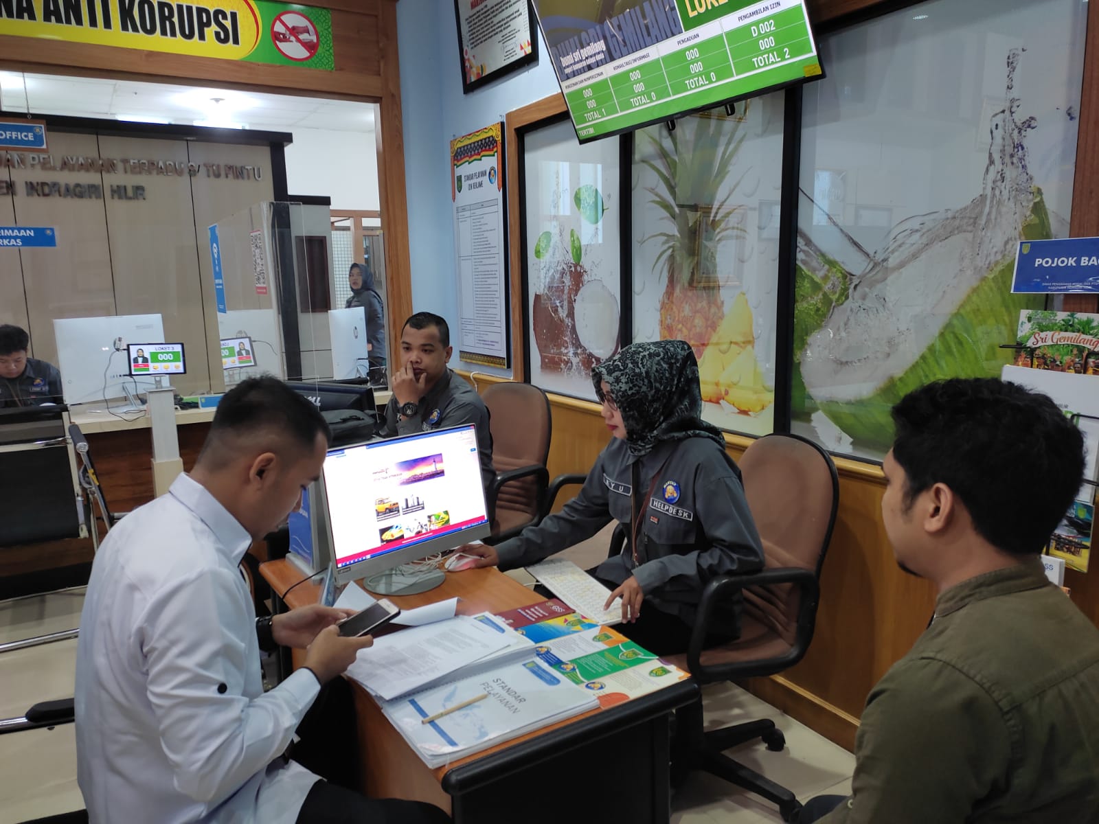 DPMPTSP Inhil Terima Kunker Ombudsman RI Perwakilan Riau
