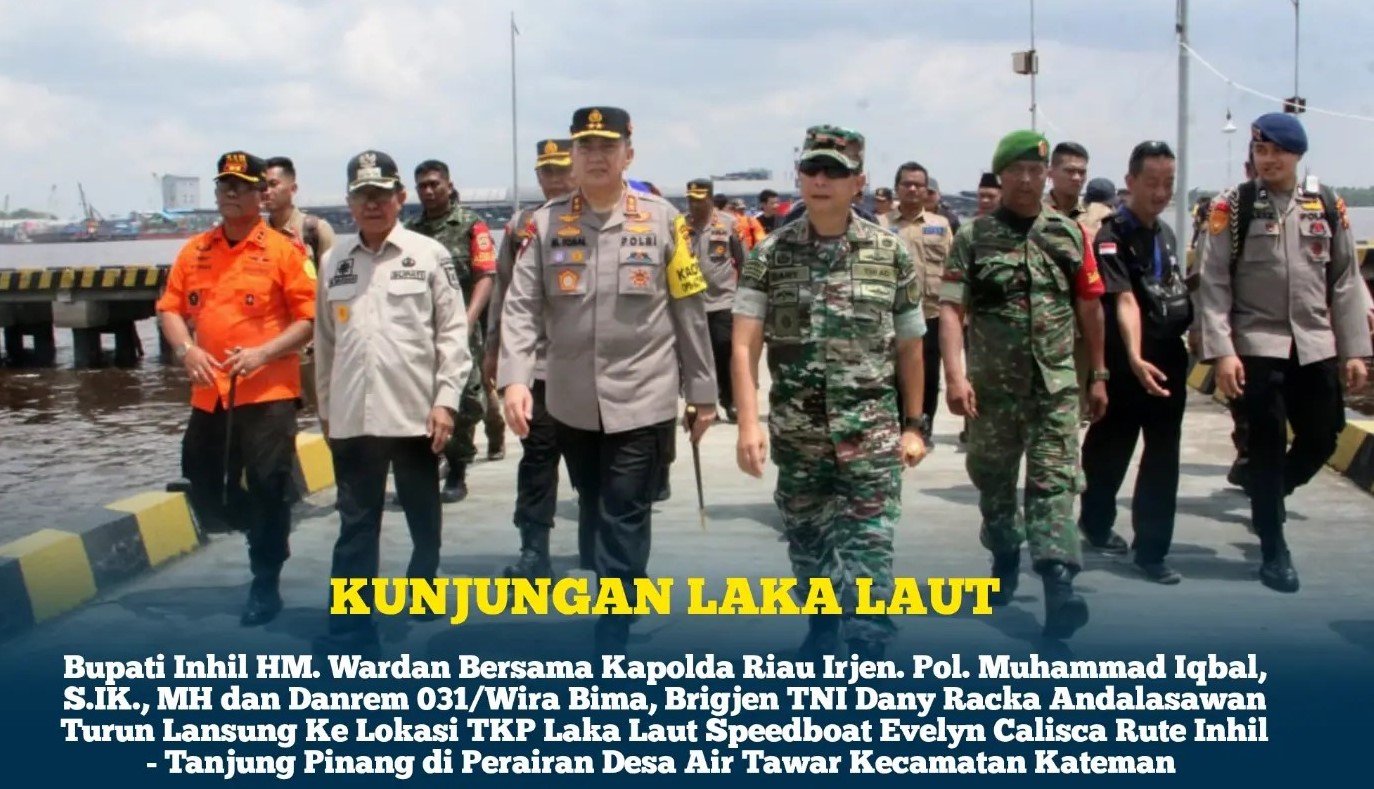 Pastikan Penanganan Evakuasi Korban Laka Laut Bupati HM.Wardan Turun Lansung Ke TKP