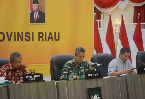 Sekda Inhil Afrizal Hadiri Coaching Clinic Tim Percepatan Akses Keuangan Daerah Provinsi Riau Tahun 2023