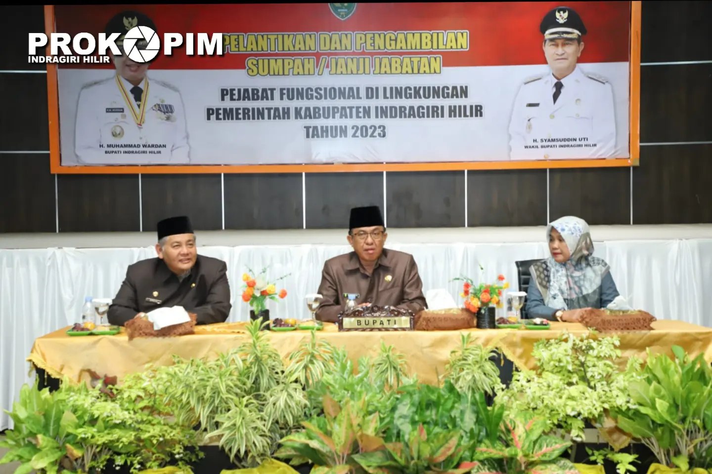 Sebanyak 407 Orang Pejabat Fungsional Guru Di Lingkungan Pemkab Inhil  Dilantik