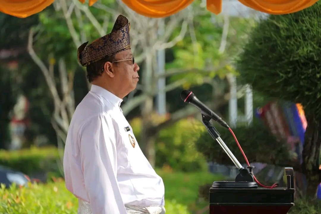 Wakil Bupati Karimun H. Anwar Hasyim M.Si Memimpin Upacara HUT KEPRI Ke 21